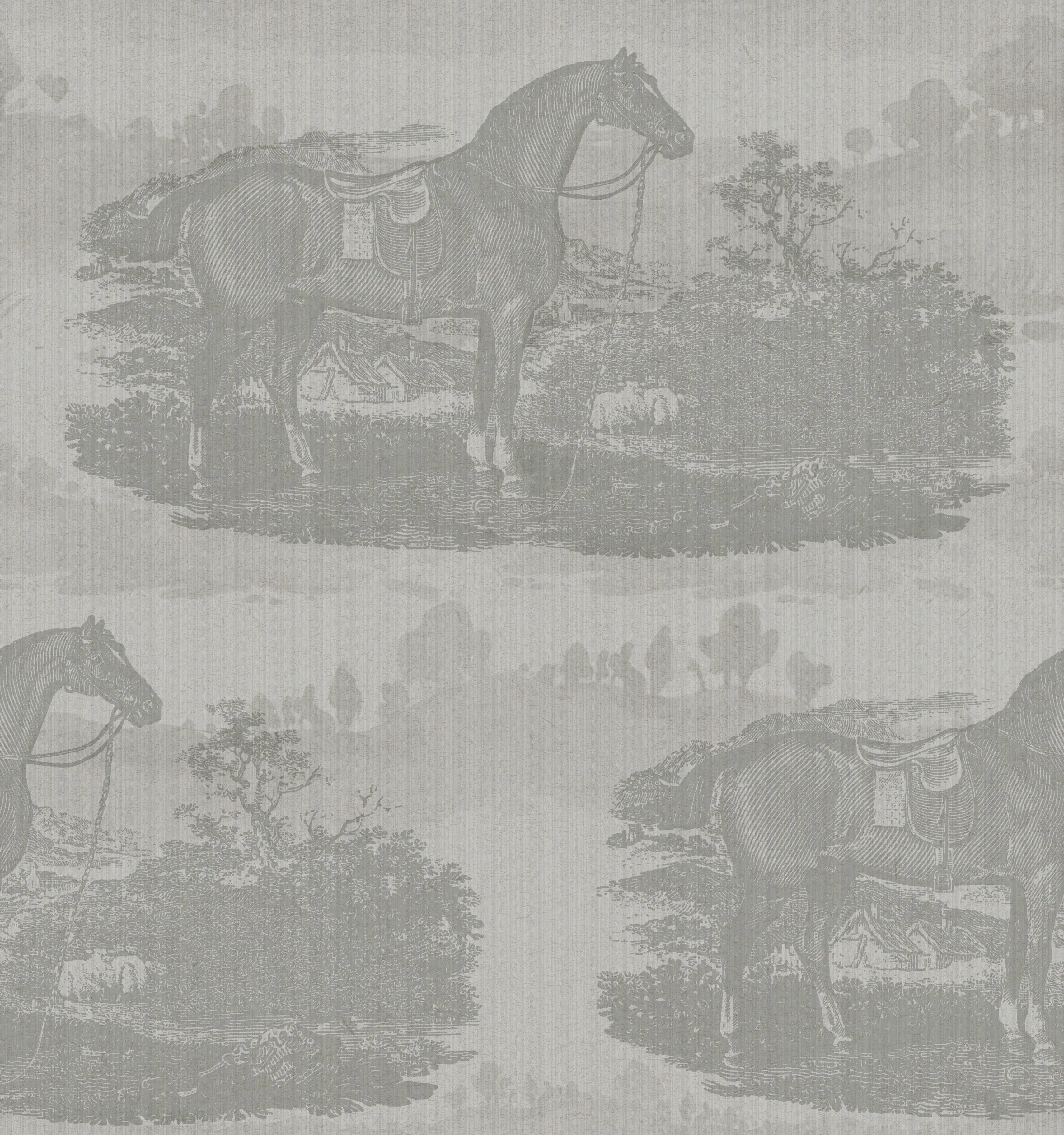 17-09-023-10/P wallpaper sample  Horse Toile Dove