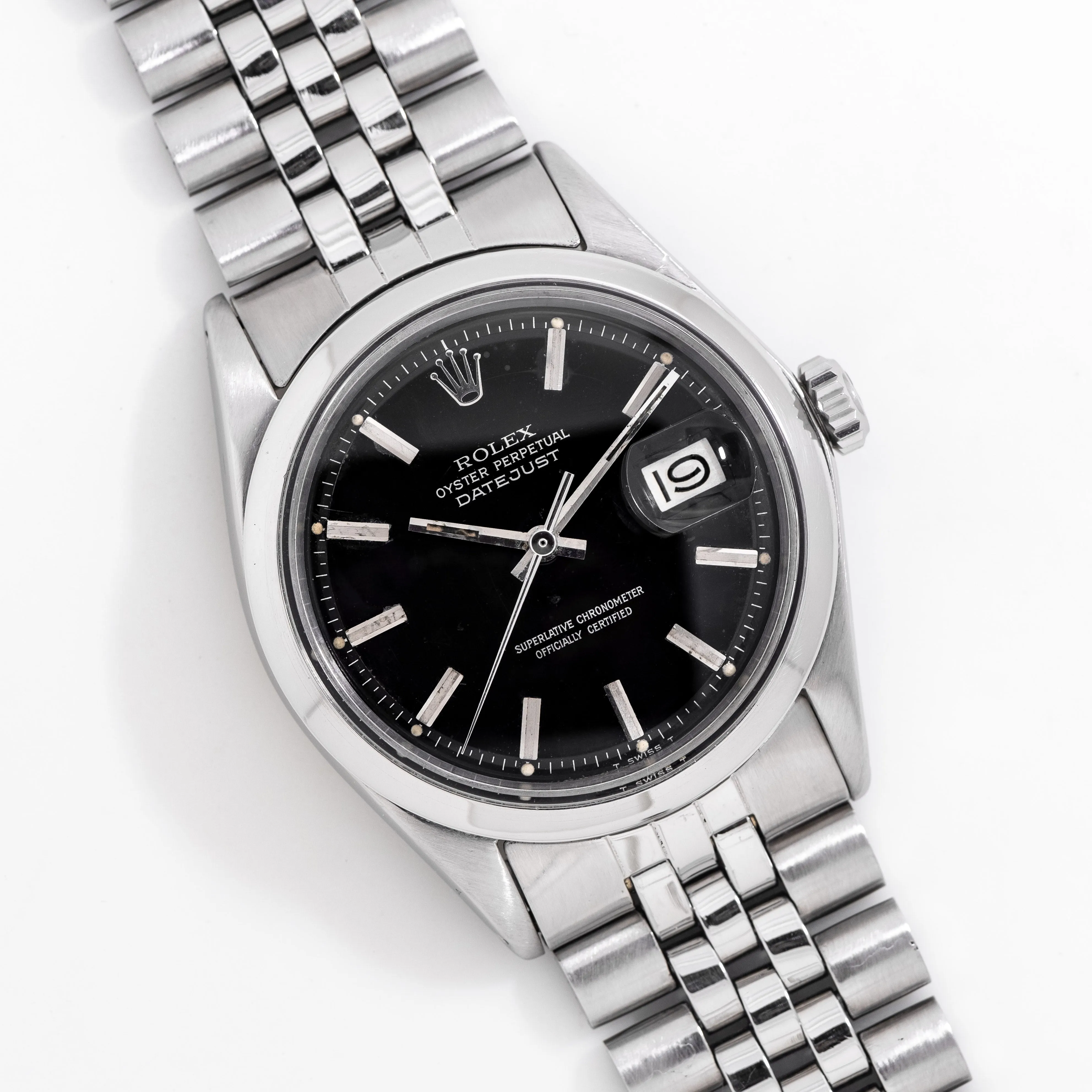 1968 Vintage Rolex Datejust Ref. 1600 / 1603 Watch in Stainless Steel (# 14845)