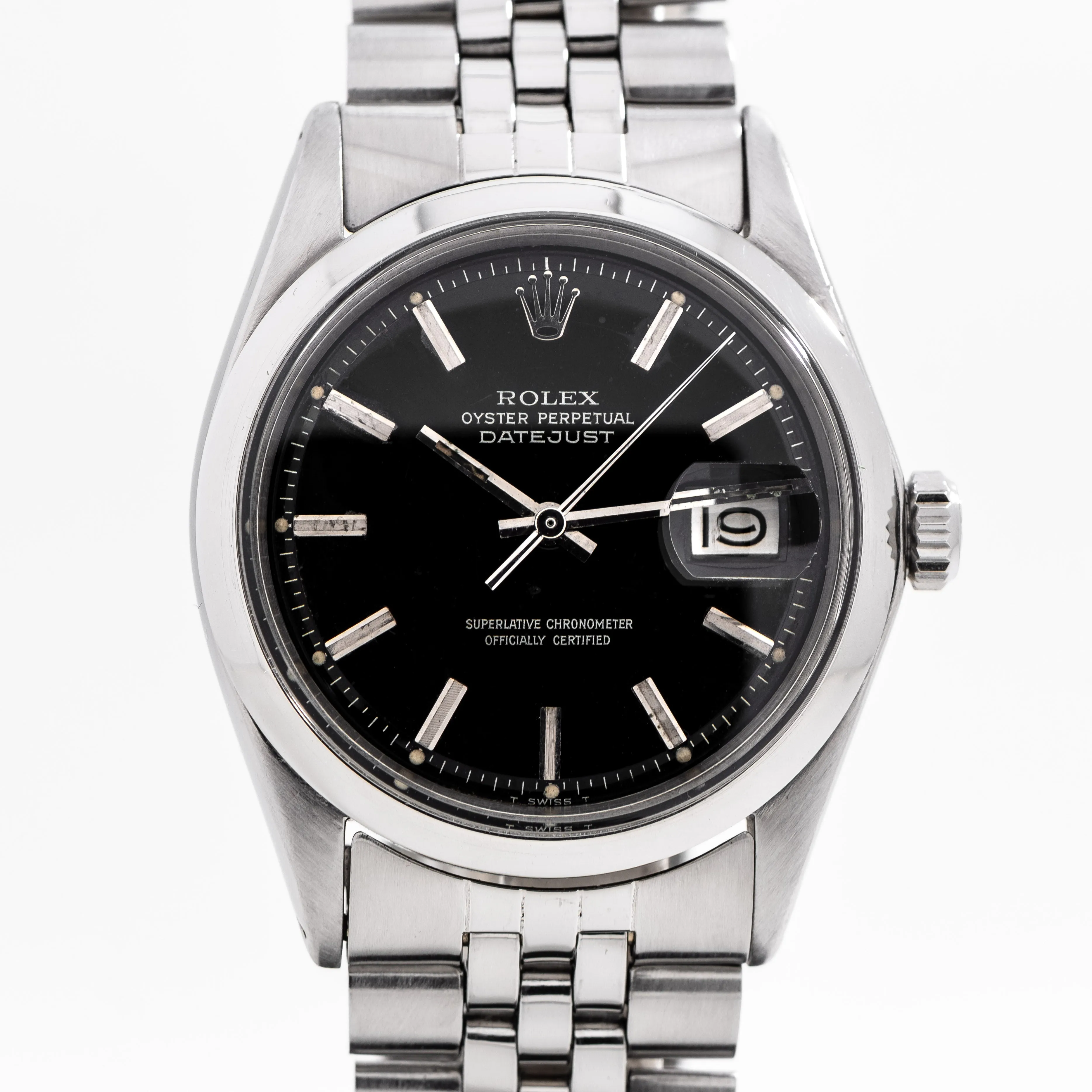 1968 Vintage Rolex Datejust Ref. 1600 / 1603 Watch in Stainless Steel (# 14845)