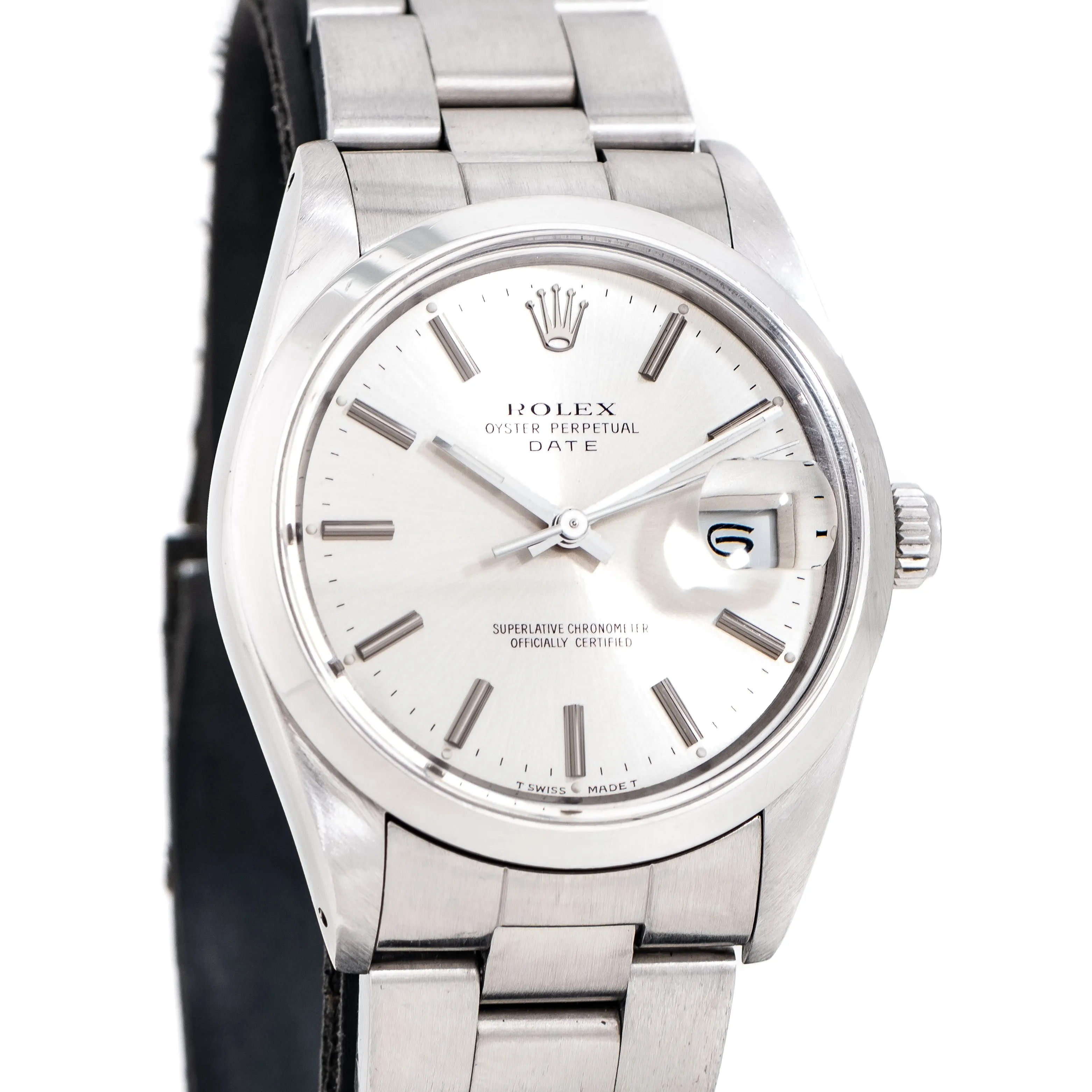 1987 Vintage Rolex Oyster Perpetual Date Ref. 15000 Watch in Stainless Steel (# 14889)