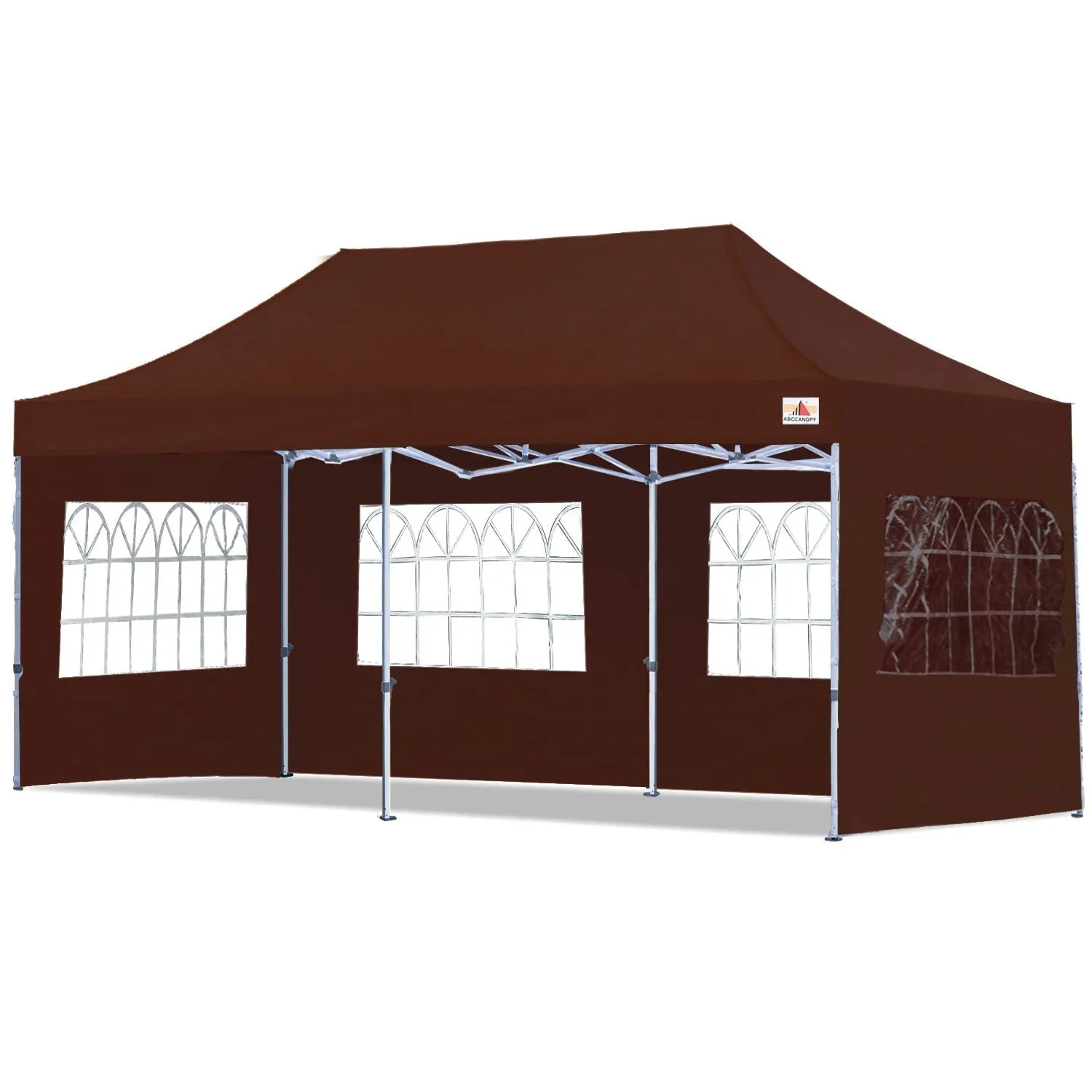 ABCCANOPY S1 Commercial Pop Up Church Canopy Tent with Window Sidewalls