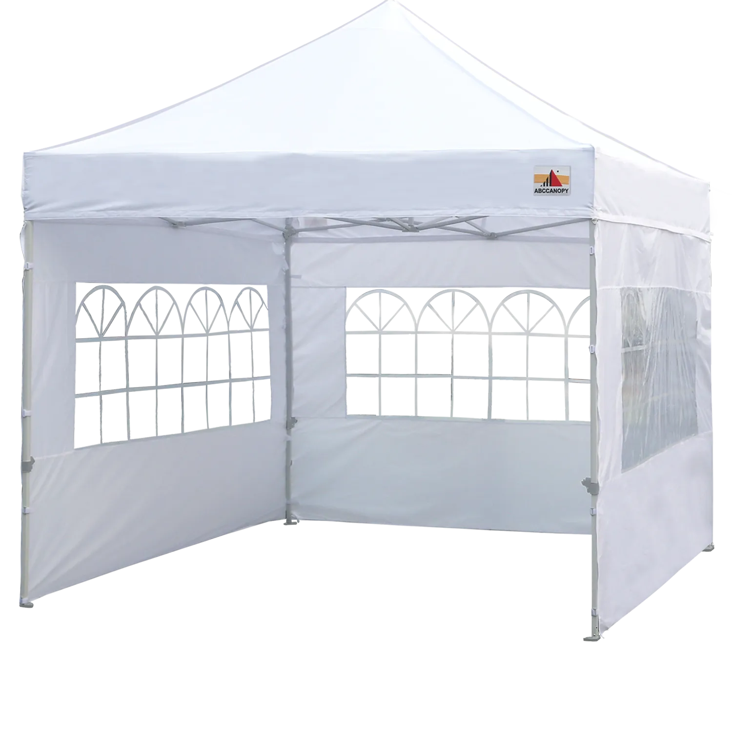 ABCCANOPY S1 Commercial Pop Up Church Canopy Tent with Window Sidewalls