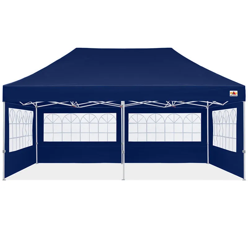 ABCCANOPY S1 Commercial Pop Up Church Canopy Tent with Window Sidewalls