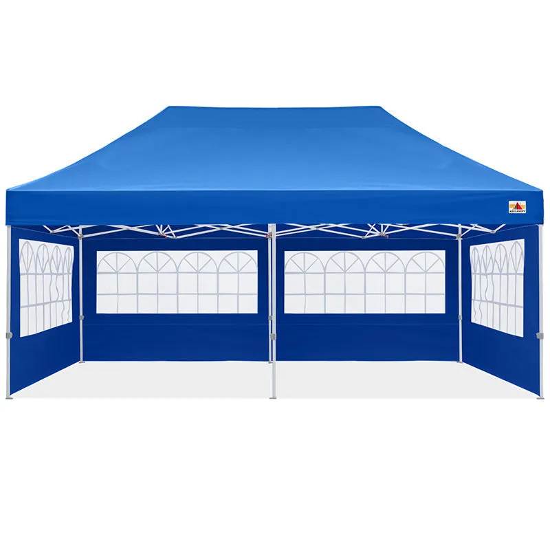 ABCCANOPY S1 Commercial Pop Up Church Canopy Tent with Window Sidewalls