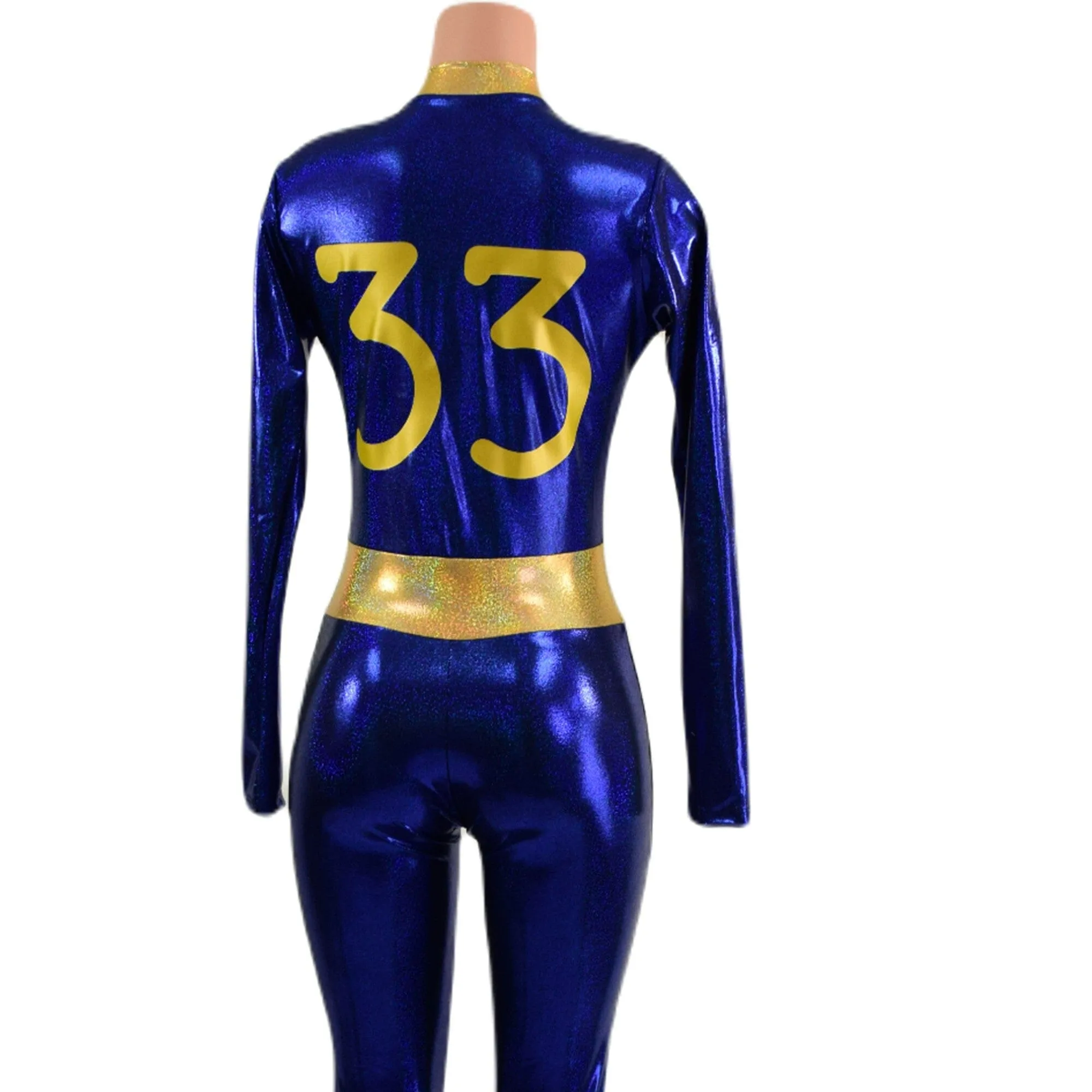 Blue & Gold 33 Fallout Cosplay Suit