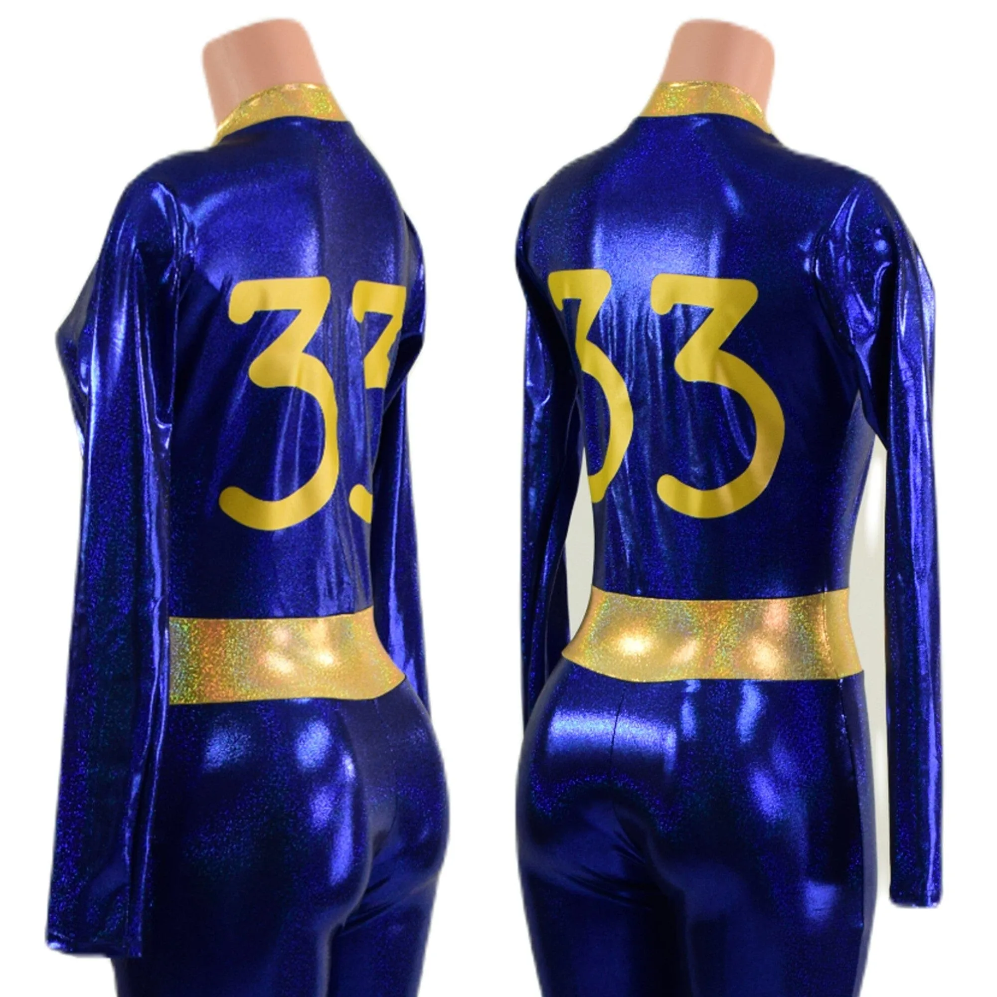 Blue & Gold 33 Fallout Cosplay Suit