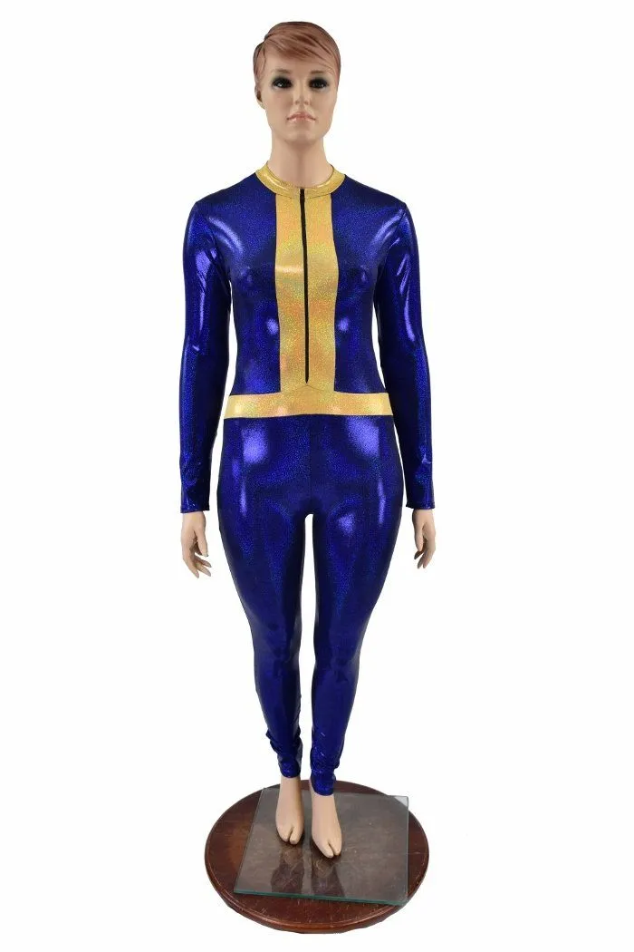 Blue & Gold Fallout Cosplay Suit