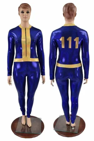 Blue & Gold Fallout Cosplay Suit