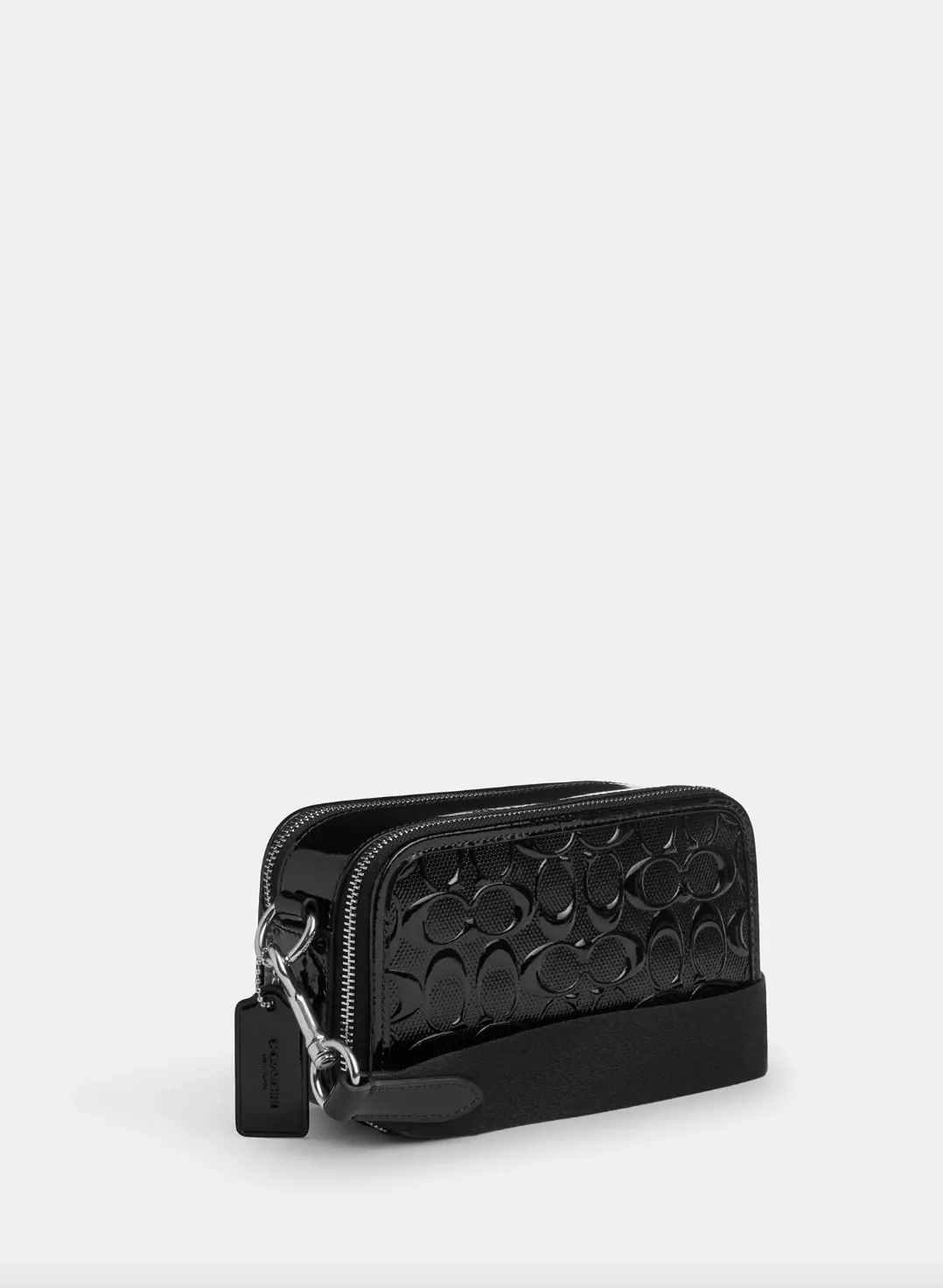 Coach Men Wyatt Crossbody In Signature Leather Black