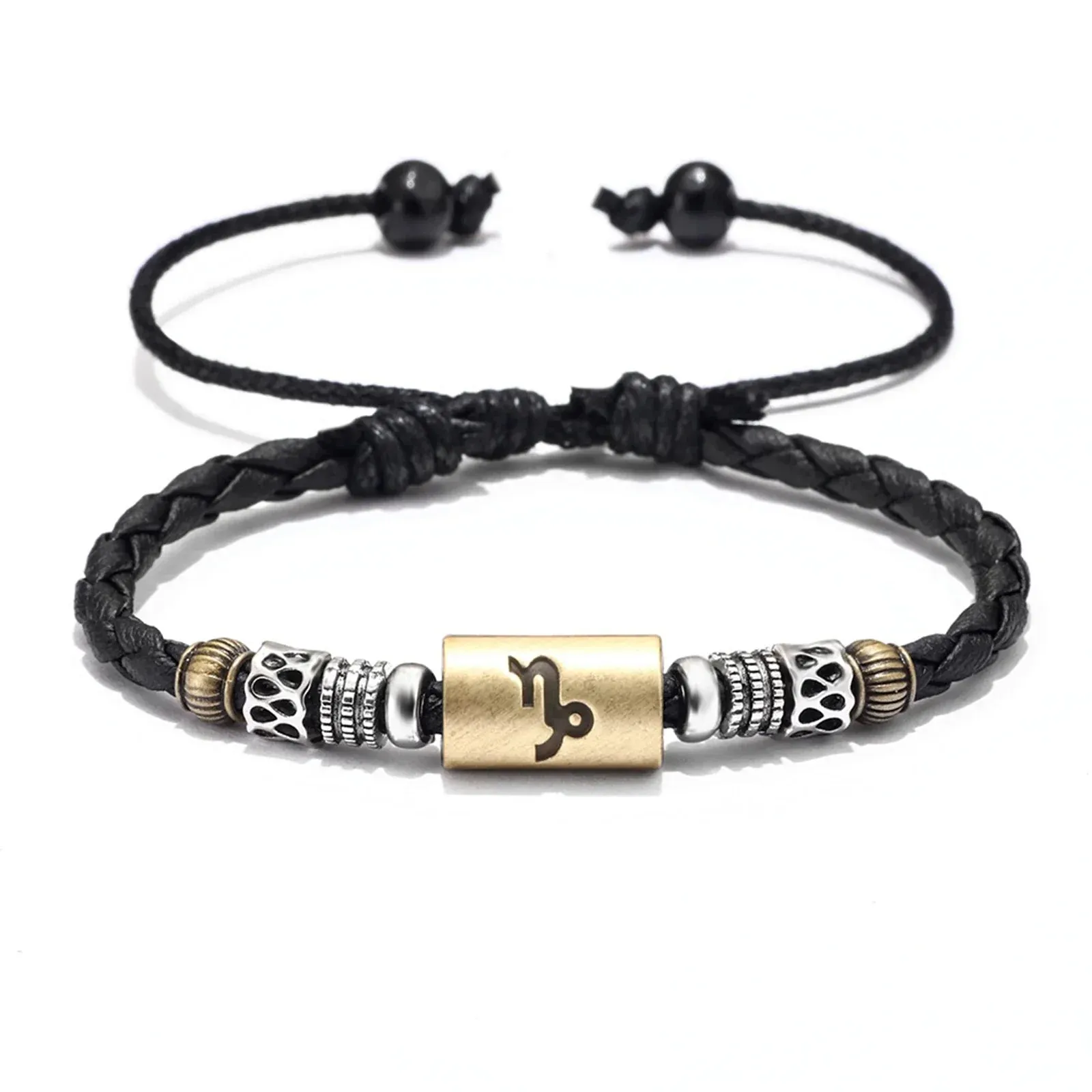 Cunopectus Zodiac Leather Bracelet