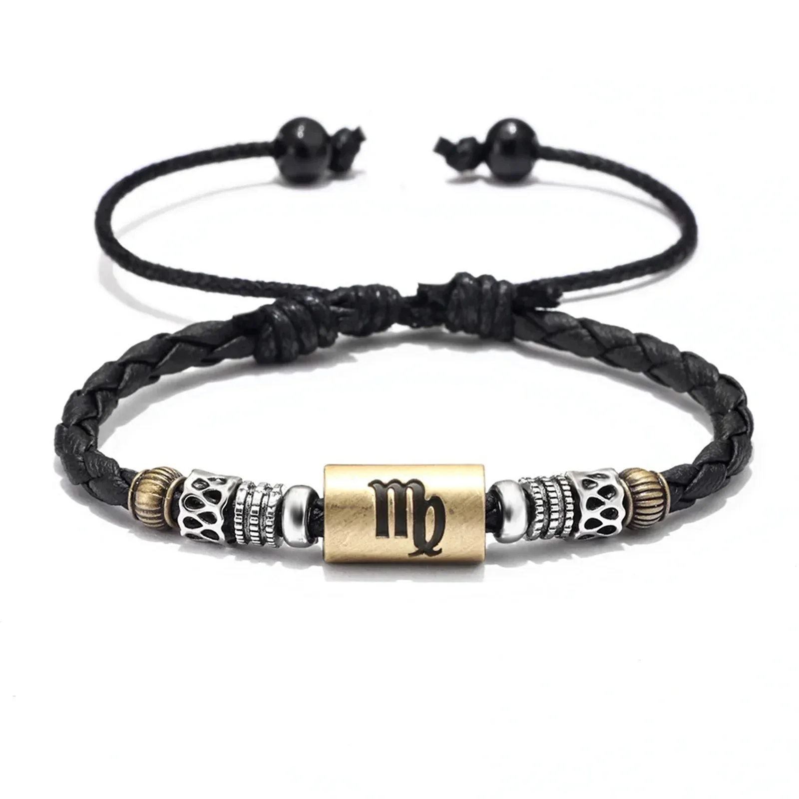 Cunopectus Zodiac Leather Bracelet