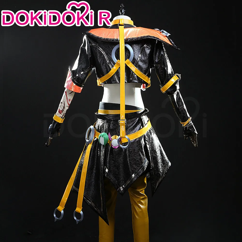 DokiDoki-R Game Cosplay Costume Yellow Black Men