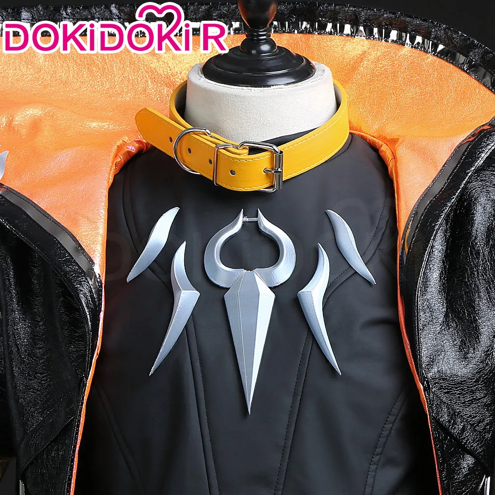 DokiDoki-R Game Cosplay Costume Yellow Black Men