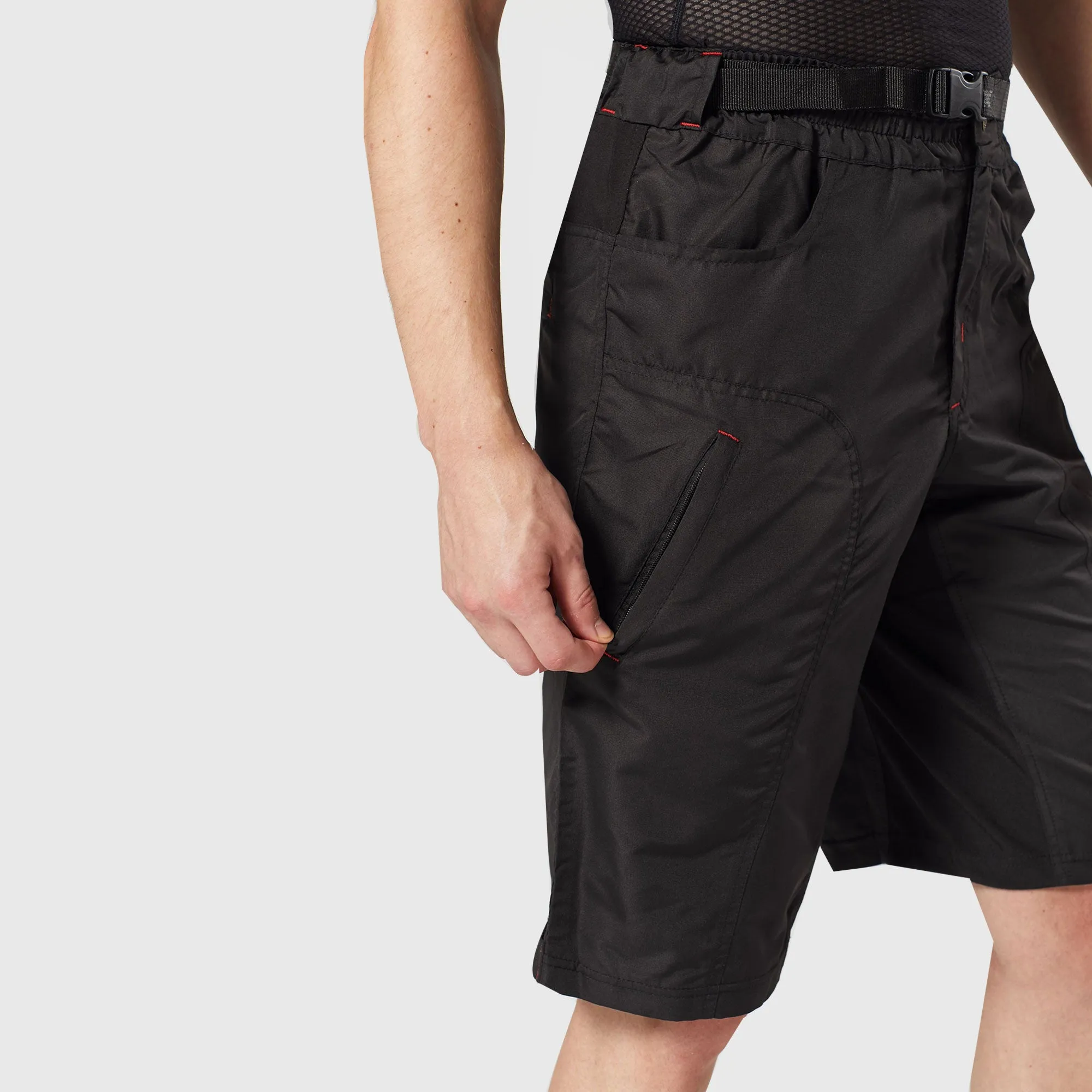 Fdx Drifter Black Men's & Boy's Mtb Padded Summer Cycling Shorts