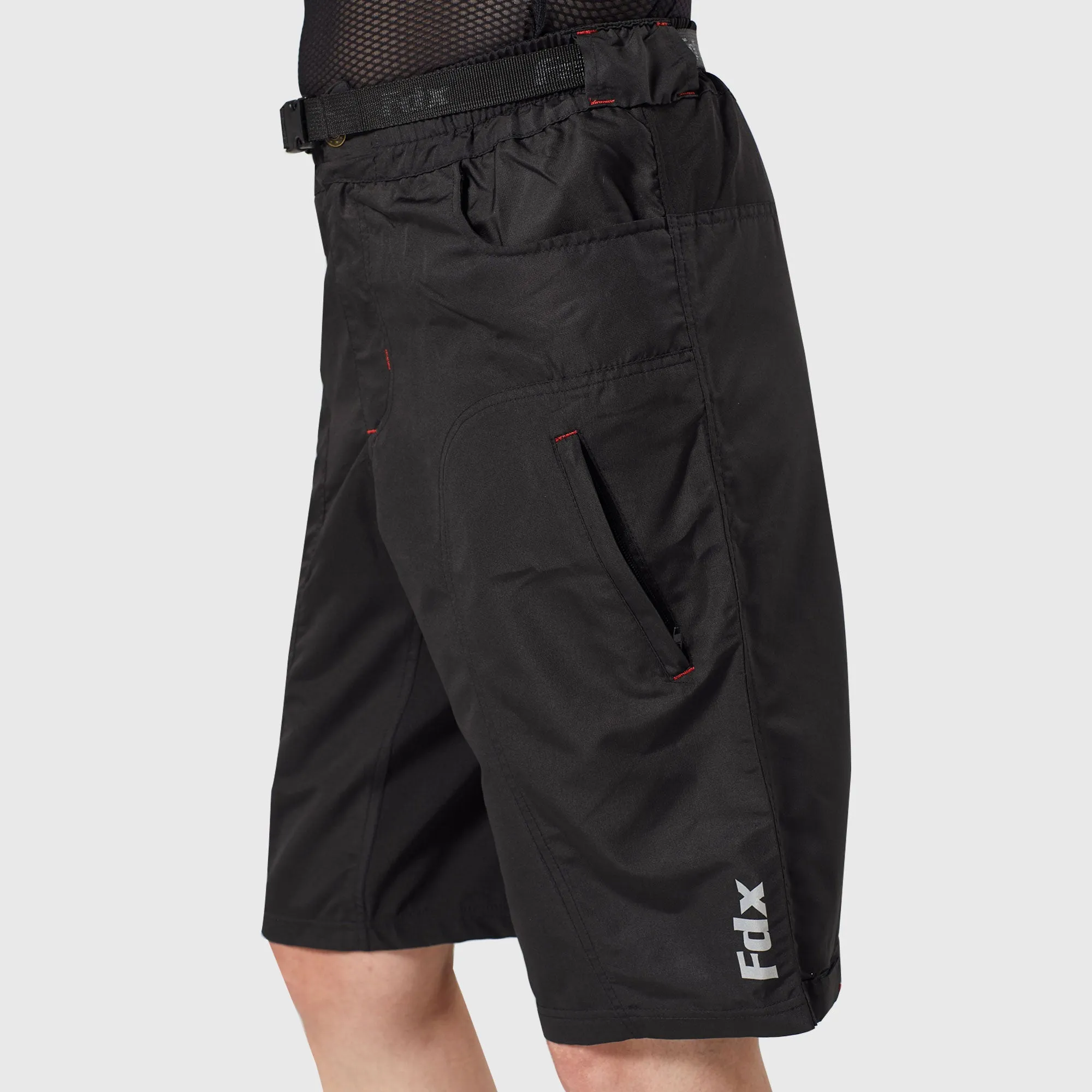 Fdx Drifter Black Men's & Boy's Mtb Padded Summer Cycling Shorts