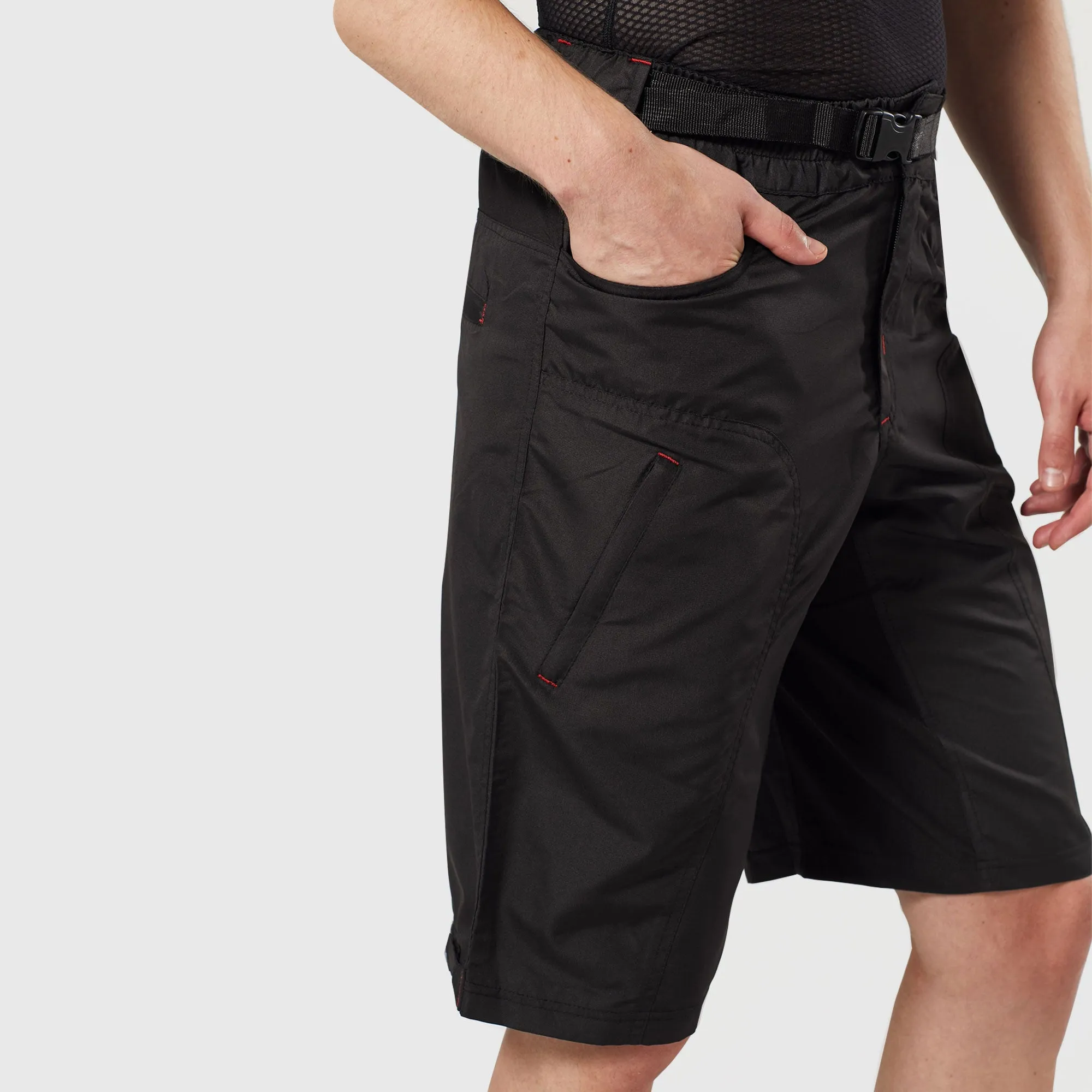 Fdx Drifter Black Men's & Boy's Mtb Padded Summer Cycling Shorts