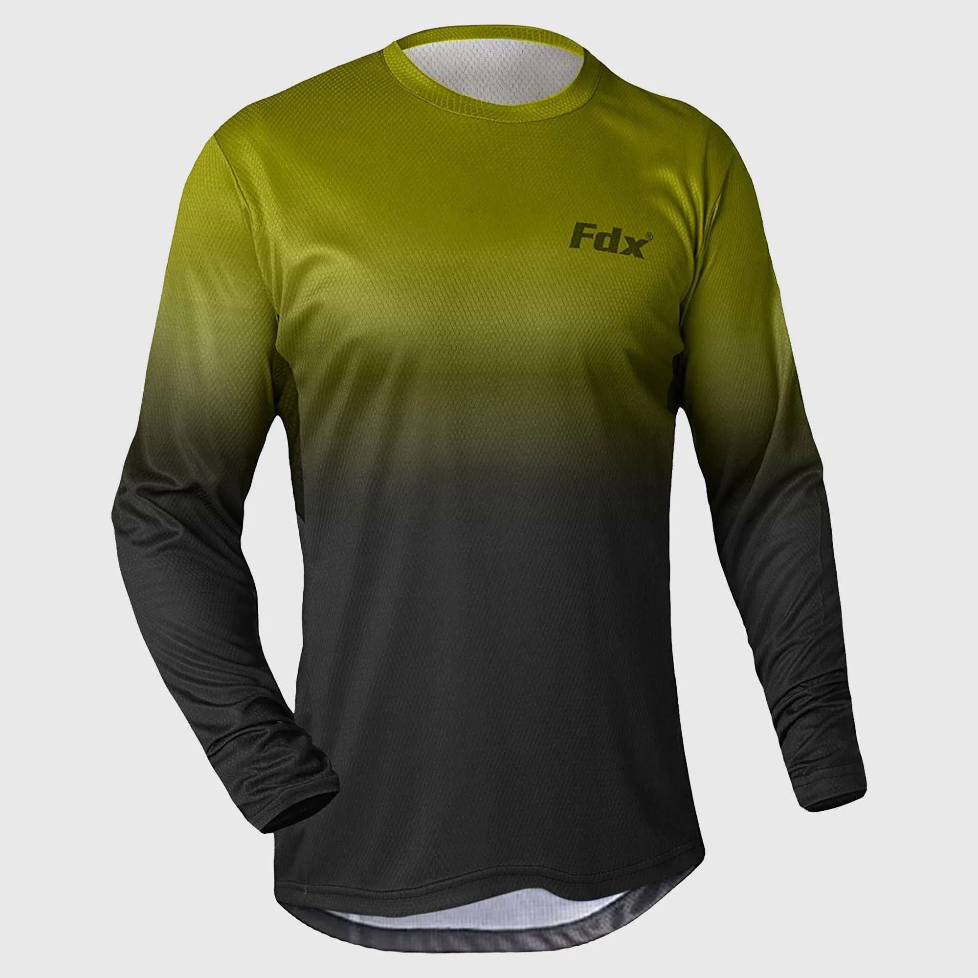 Fdx Men's & Boy's Duo Green / Black Mtb Jersey