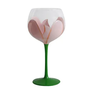 French Aesthetic Flower Glass