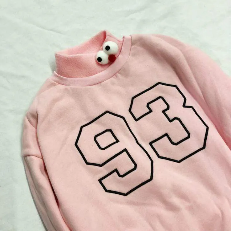 Kawaii Big Eyes Long Sleeved Shirt