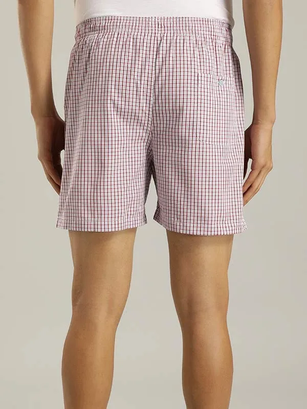 Men Checked Cotton Boxer