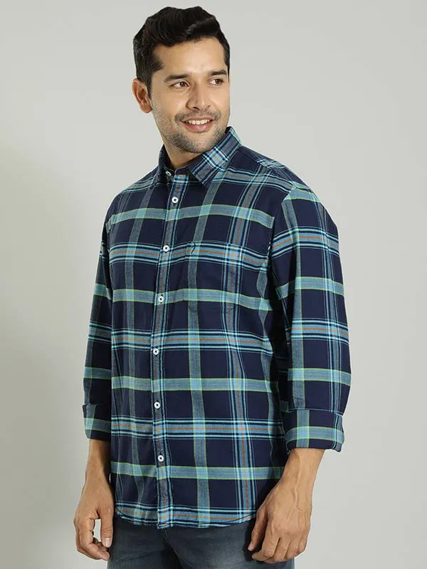 Men Checked Full Sleeve Cotton Shirt