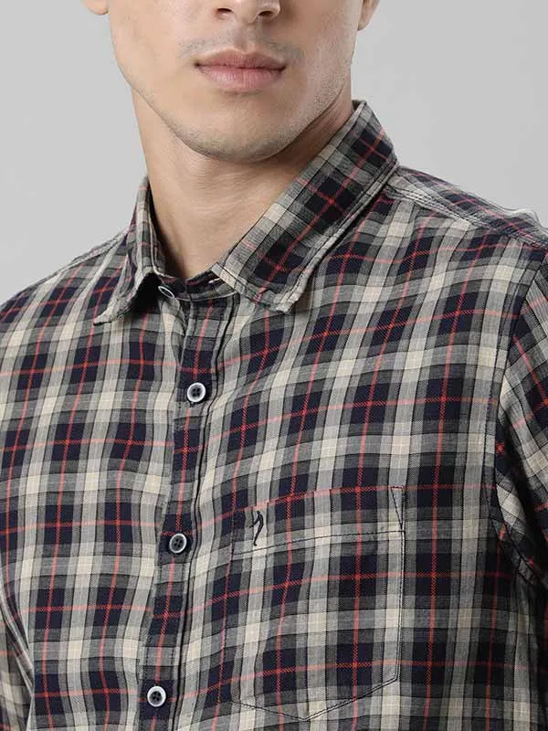 Men Checked Full Sleeve Cotton Shirt