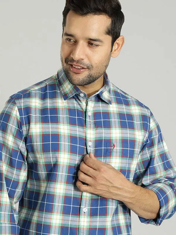 Men Checked Full Sleeve Cotton Shirt