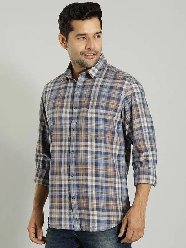 Men Checked Full Sleeve Cotton Shirt