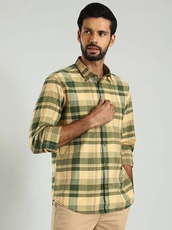 Men Checked Full Sleeve Cotton Shirt