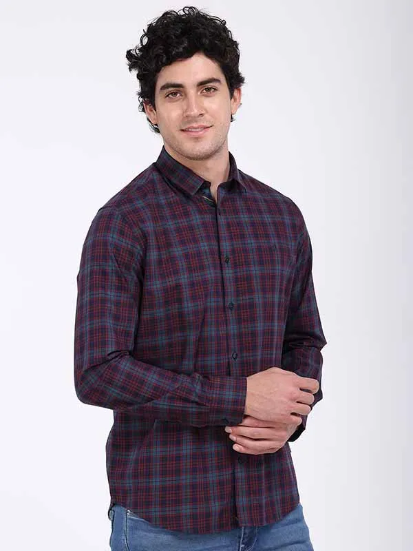 Men Checked Full Sleeve Cotton Shirt