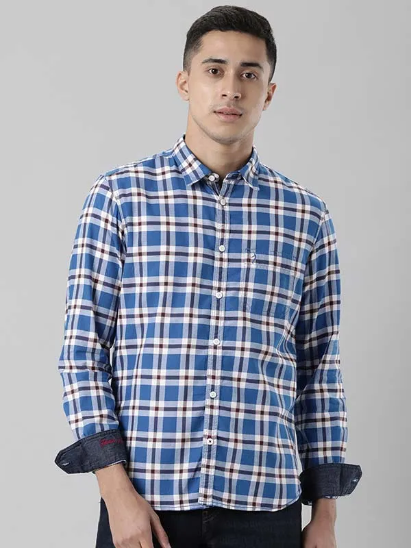 Men Checked Full Sleeve Cotton Shirt