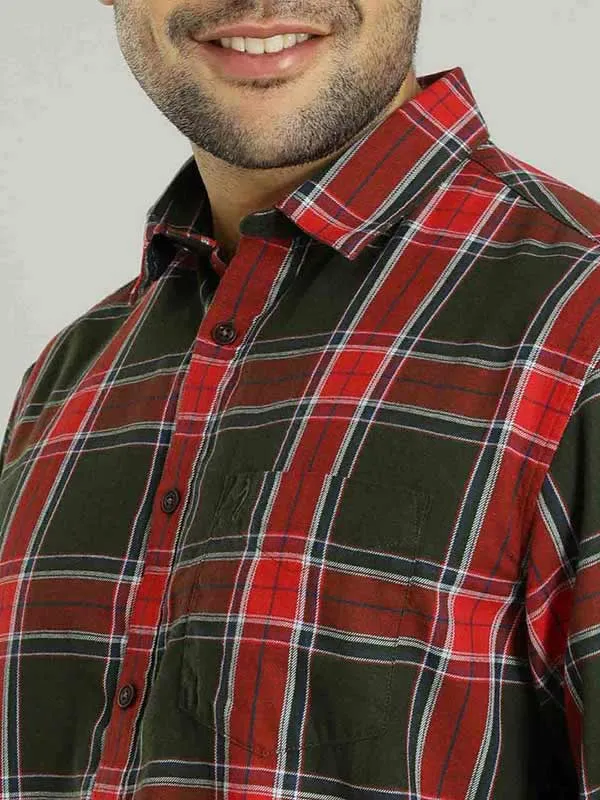 Men Checked Full Sleeve Cotton Shirt