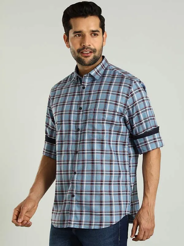 Men Checked Full Sleeve Cotton Shirt