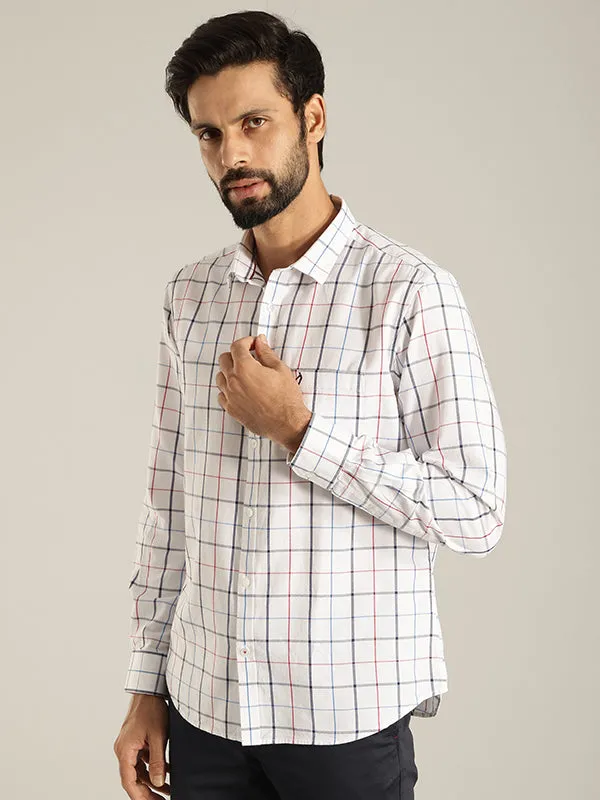 Men Checked Full Sleeve Cotton Shirt