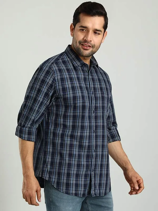 Men Checked Full Sleeve Cotton Shirt