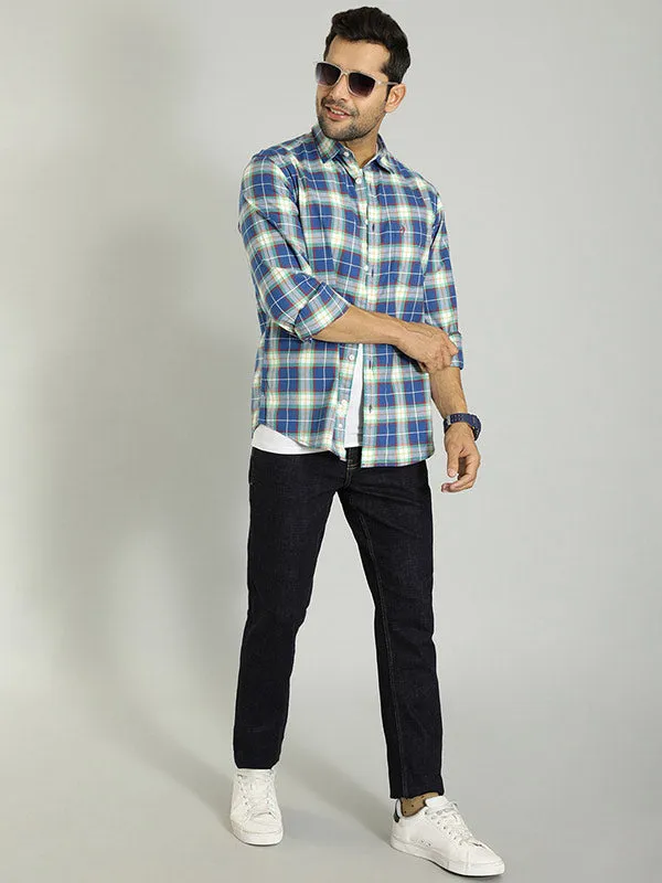 Men Checked Full Sleeve Cotton Shirt