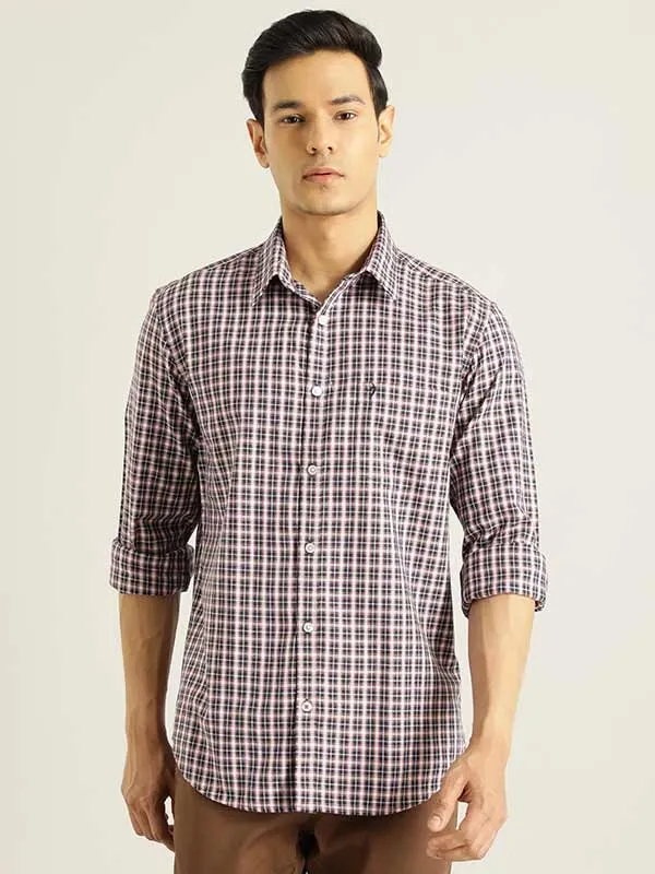 Men Checked Full Sleeve Cotton Shirt