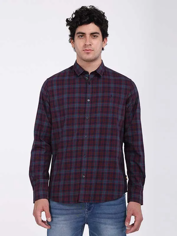 Men Checked Full Sleeve Cotton Shirt