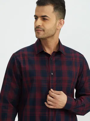 Men Checked Full Sleeve Cotton Shirt