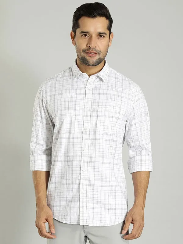 Men Checked Full Sleeve Cotton Shirt