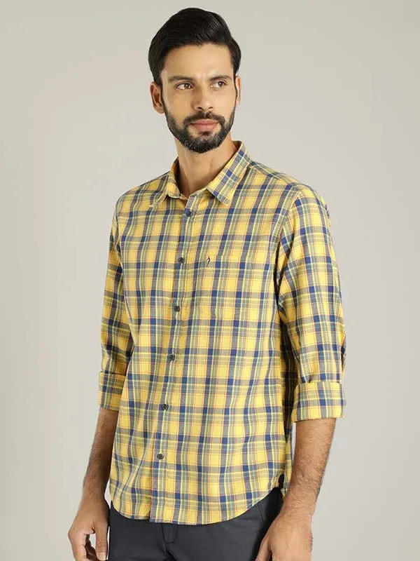 Men Checked Full Sleeve Cotton Shirt