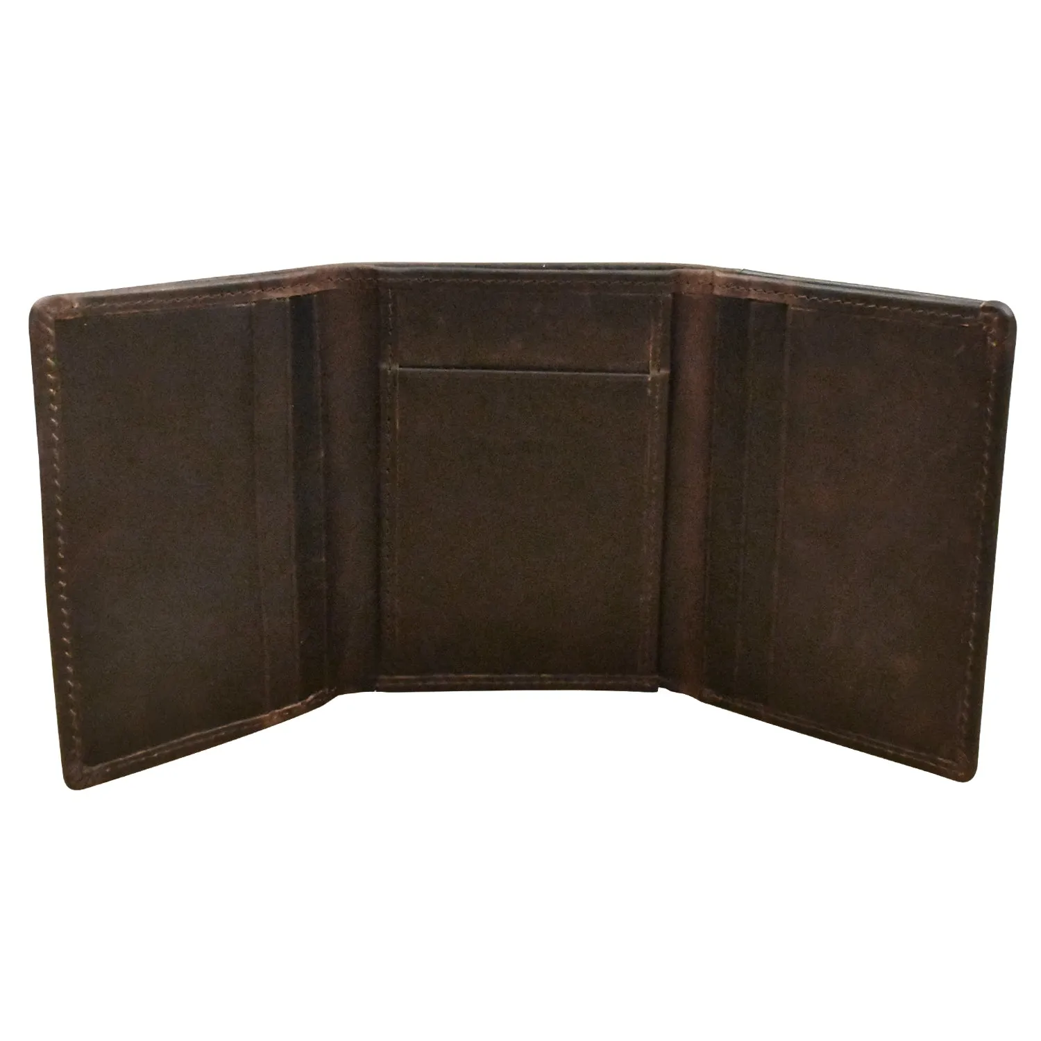 Men's Trifold Wallet with Back I.D.