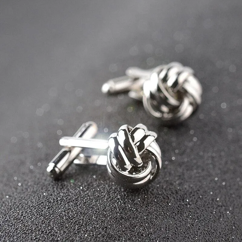 Metal Knot Cufflinks