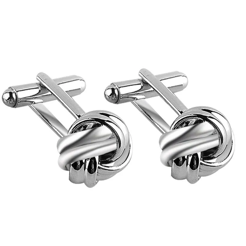 Metal Knot Cufflinks