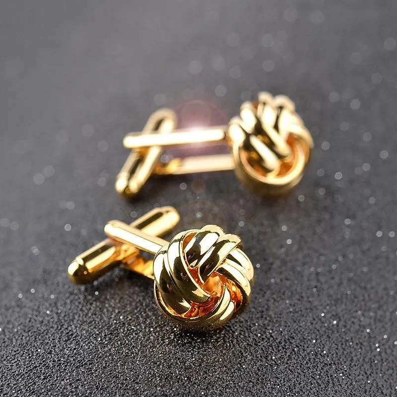 Metal Knot Cufflinks