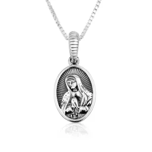 Pendant - Virgin Mary Sterling Silver