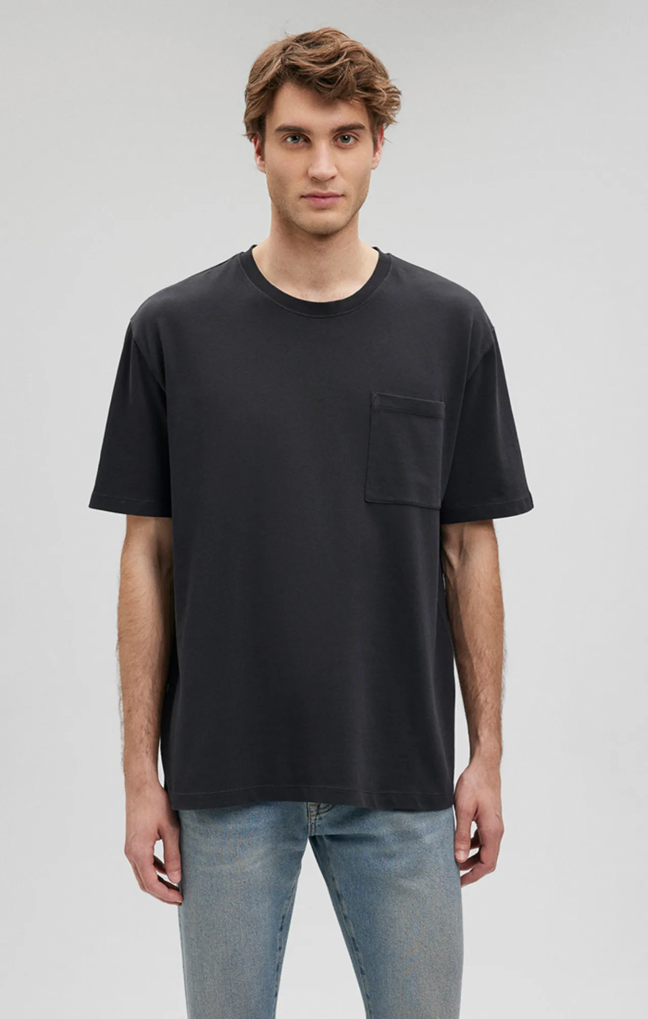 POCKET T-SHIRT IN PIRATE BLACK