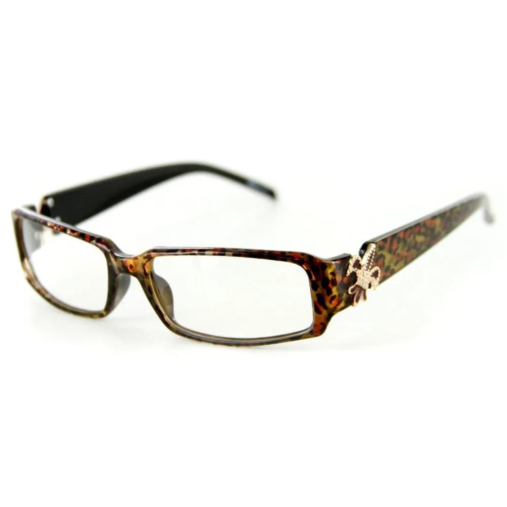 "Cabaret" Clear Lens Fashion Glasses with No Maginification & 100% UV Protection