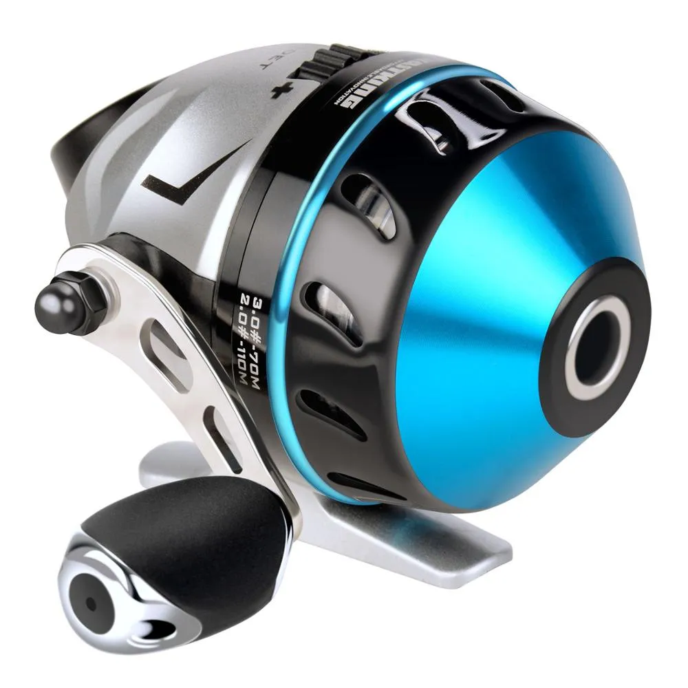 Spincast Fishing Reel  3.1:1 Smooth Drag 3kg Pre-Spooled Graphite Body