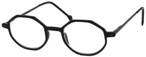 ST1904R - Wholesale Octogon Style Unisex Metal Reading Glasses